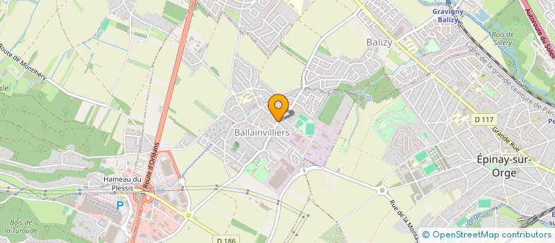 localisation de l'entreprise MONSIEUR REMI BELTRA  BALLAINVILLIERS