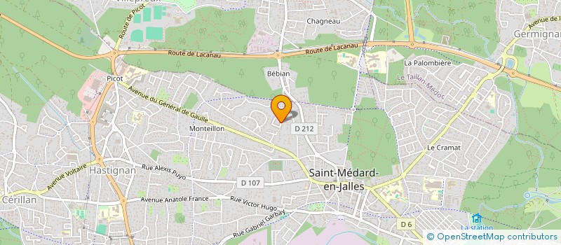 localisation de l'entreprise MONSIEUR REMI BEMER  SAINT-MEDARD-EN-JALLES