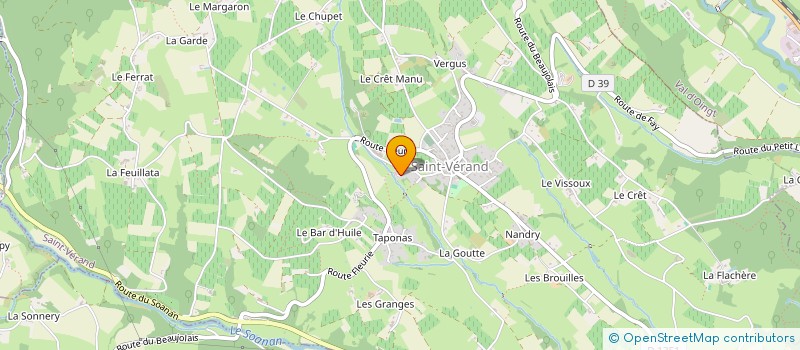 localisation de l'entreprise MONSIEUR REMI BERGER  SAINT-VERAND