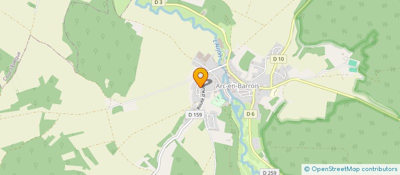 localisation de l'entreprise MONSIEUR REMI BERGERET à ARC-EN-BARROIS