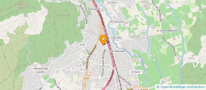 localisation de l'entreprise MONSIEUR REMI BERGIA  LA FARLEDE