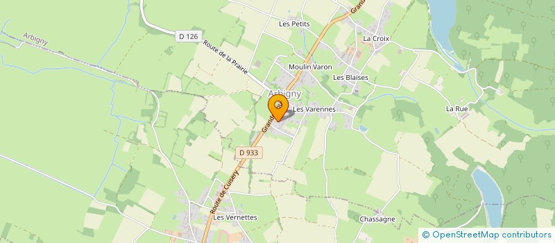 localisation de l'entreprise MONSIEUR REMI BERNARD HOCHE DELETTE  ARBIGNY