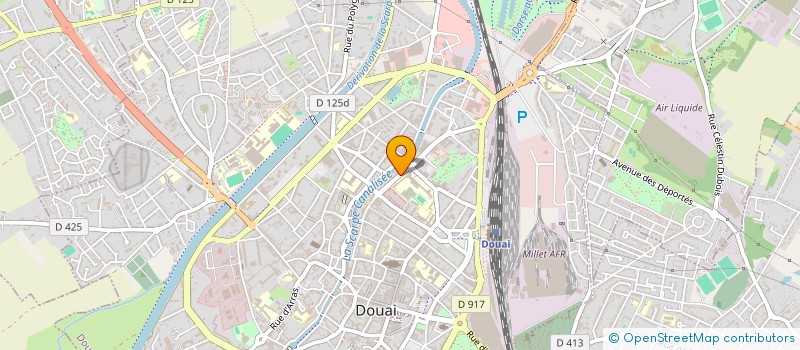 localisation de l'entreprise MONSIEUR REMI BERTHE à DOUAI