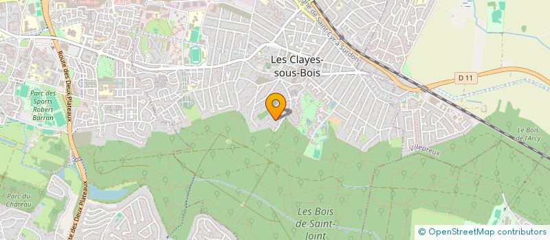 localisation de l'entreprise MONSIEUR REMI BERTHELOT  LES CLAYES-SOUS-BOIS