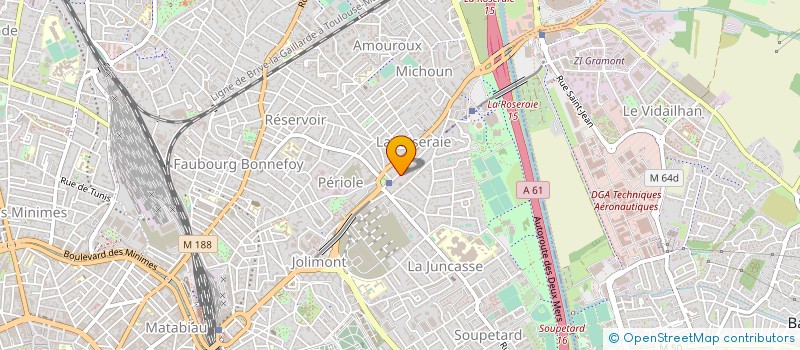 localisation de l'entreprise MONSIEUR REMI BERTHOMIEU  TOULOUSE