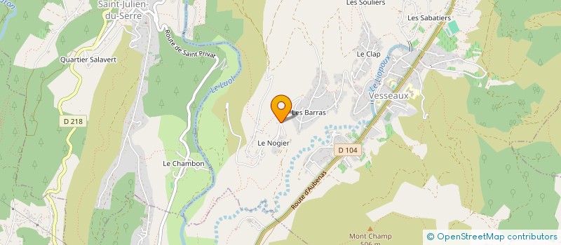 localisation de l'entreprise MONSIEUR REMI BERTHON  VESSEAUX