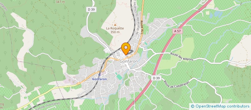 localisation de l'entreprise MONSIEUR REMI BERTOSSA  GONFARON