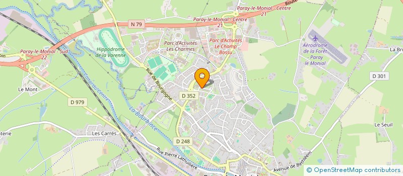 localisation de l'entreprise MONSIEUR REMI BERTRAND  PARAY-LE-MONIAL