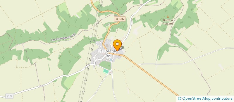 localisation de l'entreprise MONSIEUR REMI BESNARD  LA FORET-LE-ROI