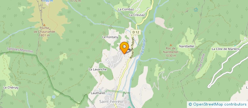 localisation de l'entreprise MONSIEUR REMI BEUGNOT  SAINT-FERREOL