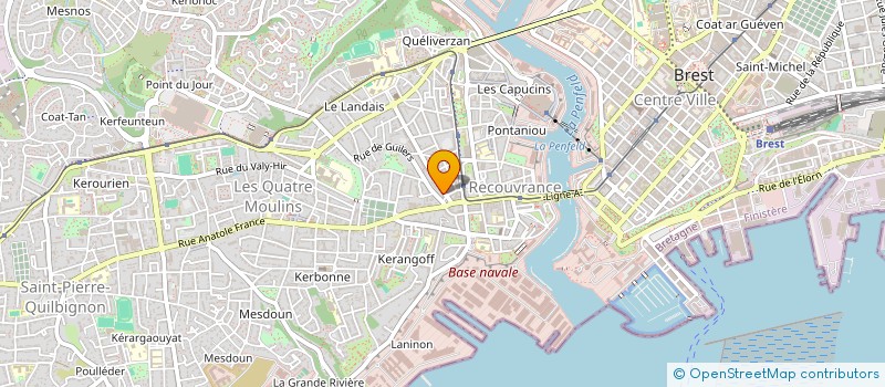 localisation de l'entreprise MONSIEUR REMI BEUZEN à BREST