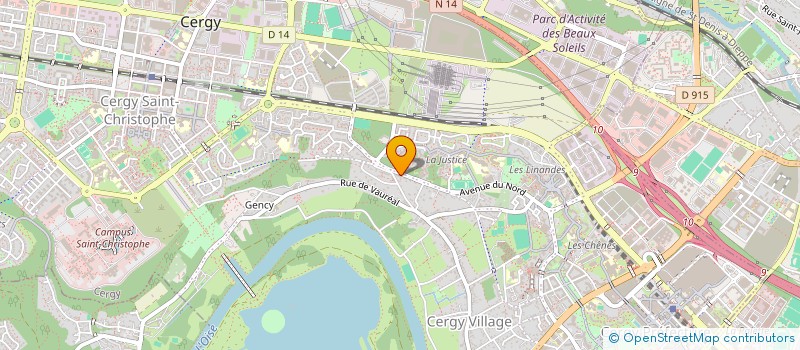 localisation de l'entreprise MONSIEUR REMI BEZIAT  CERGY