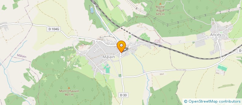 localisation de l'entreprise MONSIEUR REMI BIANCHETTI  MALAIN