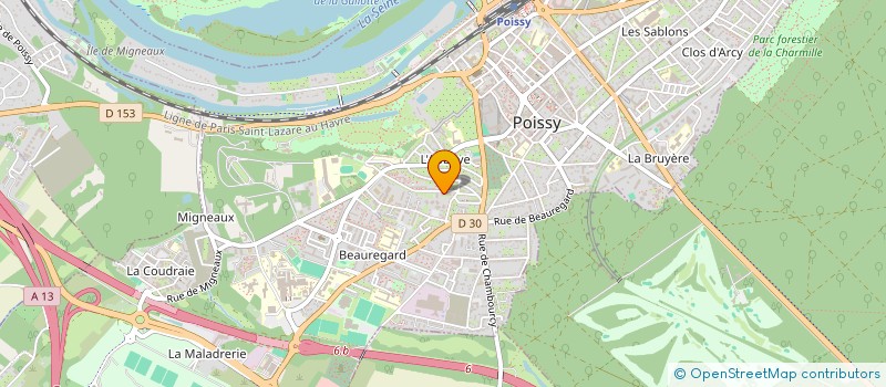 localisation de l'entreprise MONSIEUR REMI BIRGY  POISSY