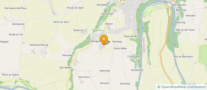 localisation de l'entreprise MONSIEUR REMI BIZOUARN à CHATEAUNEUF-DU-FAOU