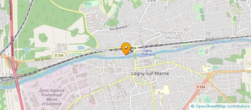 localisation de l'entreprise MONSIEUR REMI BLANC  POMPONNE