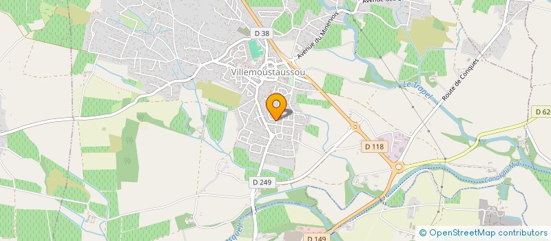 localisation de l'entreprise MONSIEUR REMI BLANC  VILLEMOUSTAUSSOU