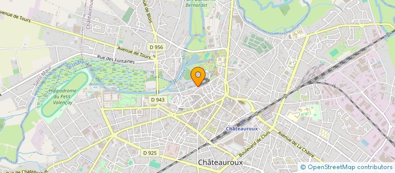 localisation de l'entreprise MONSIEUR REMI BLANCHARD à CHATEAUROUX