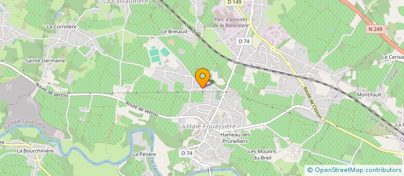 localisation de l'entreprise MONSIEUR REMI BLANCHARD  LA HAIE-FOUASSIERE