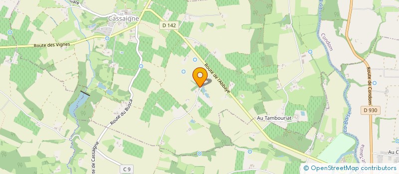 localisation de l'entreprise MONSIEUR REMI BLANDINIERES  CASSAIGNE