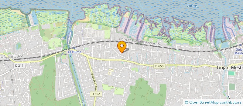 localisation de l'entreprise MONSIEUR REMI BONIFACE  GUJAN-MESTRAS