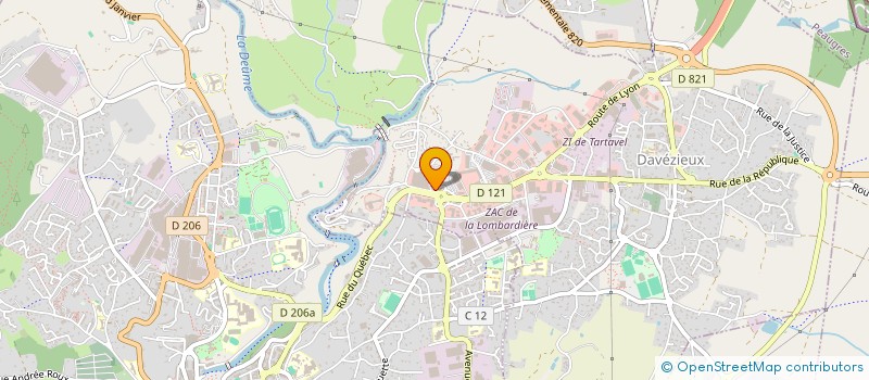 localisation de l'entreprise MONSIEUR REMI BONNET  DAVEZIEUX