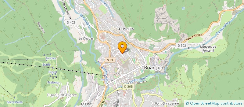 localisation de l'entreprise MONSIEUR REMI BORGIOLI  BRIANCON