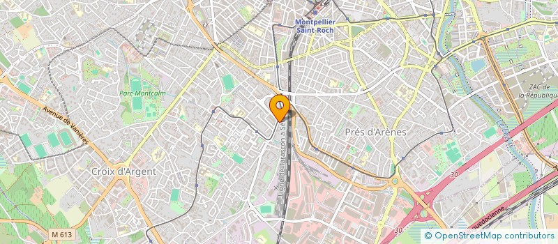 localisation de l'entreprise MONSIEUR REMI BORGNIET à MONTPELLIER