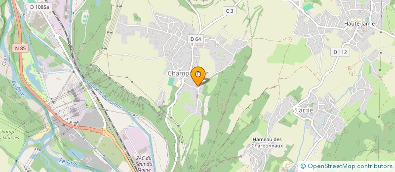 localisation de l'entreprise MONSIEUR REMI BOSSOUTROT  CHAMPAGNIER