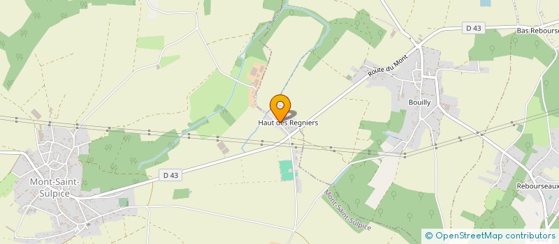 localisation de l'entreprise MONSIEUR REMI BOUCHERON  MONT-SAINT-SULPICE