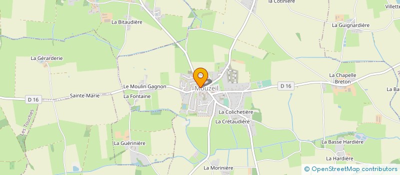 localisation de l'entreprise MONSIEUR REMI BOUDEVIN à MOUZEIL