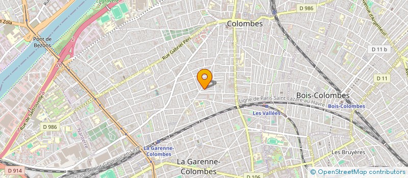 localisation de l'entreprise MONSIEUR REMI BOUGAUD à COLOMBES