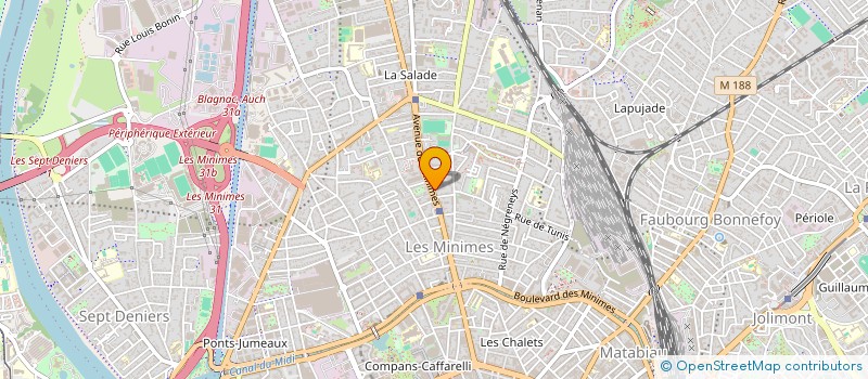 localisation de l'entreprise MONSIEUR REMI BOUGLON  TOULOUSE