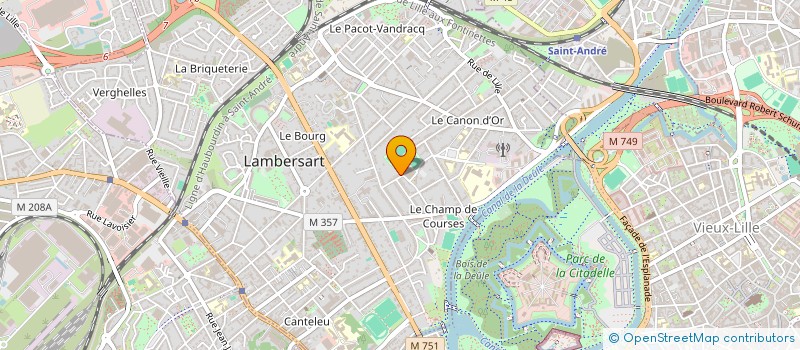 localisation de l'entreprise MONSIEUR REMI BOULANGER à LAMBERSART