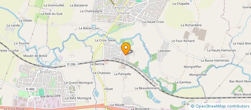 localisation de l'entreprise MONSIEUR REMI BOULAY  SERVON-SUR-VILAINE