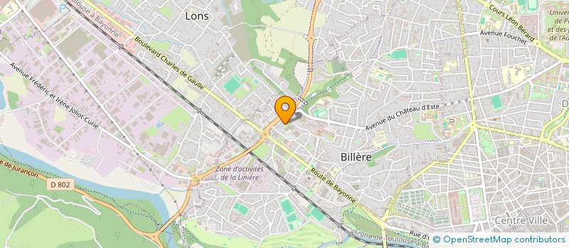 localisation de l'entreprise MONSIEUR REMI BOURDEN  BILLERE