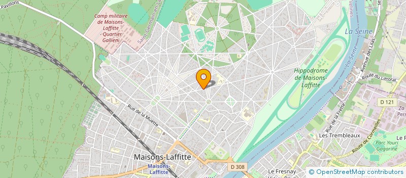 localisation de l'entreprise MONSIEUR REMI BOURGUIN  MAISONS-LAFFITTE