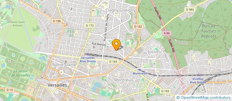 localisation de l'entreprise MONSIEUR REMI BOUTEILLER à VERSAILLES