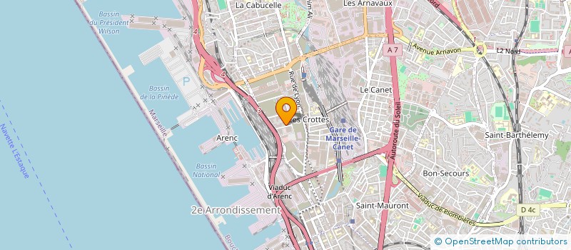 localisation de l'entreprise MONSIEUR REMI BOUZELMAT à MARSEILLE