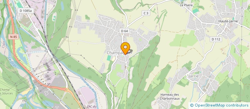 localisation de l'entreprise MONSIEUR REMI BRALET  CHAMPAGNIER