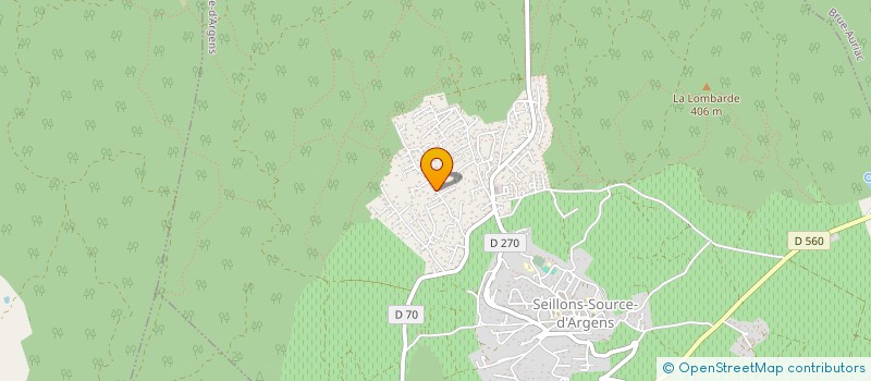 localisation de l'entreprise MONSIEUR REMI BRANCKAER  SEILLONS-SOURCE-D'ARGENS