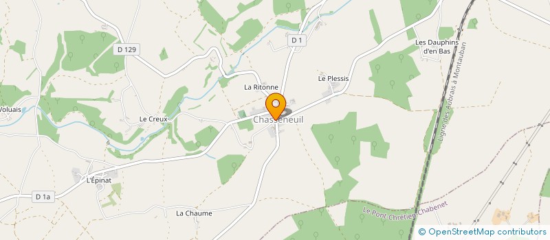 localisation de l'entreprise MONSIEUR REMI BRANCON à CHASSENEUIL