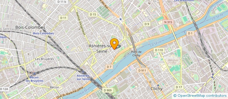 localisation de l'entreprise MONSIEUR REMI BRESDIN  ASNIERES-SUR-SEINE