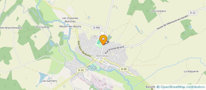 localisation de l'entreprise MONSIEUR REMI BRIAND  BLENEAU