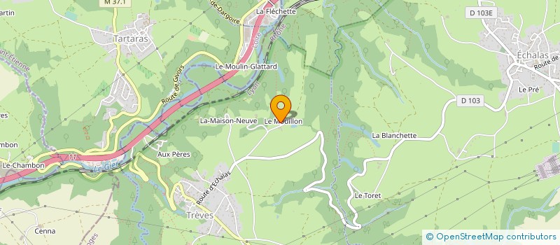 localisation de l'entreprise MONSIEUR REMI BROSSARD  TREVES