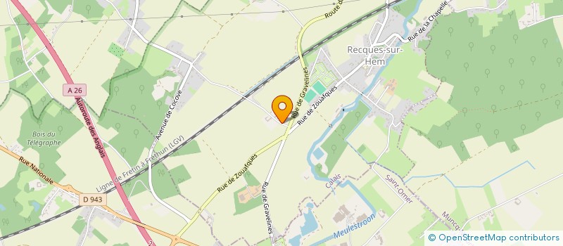 localisation de l'entreprise MONSIEUR REMI BROUCKE  RECQUES-SUR-HEM