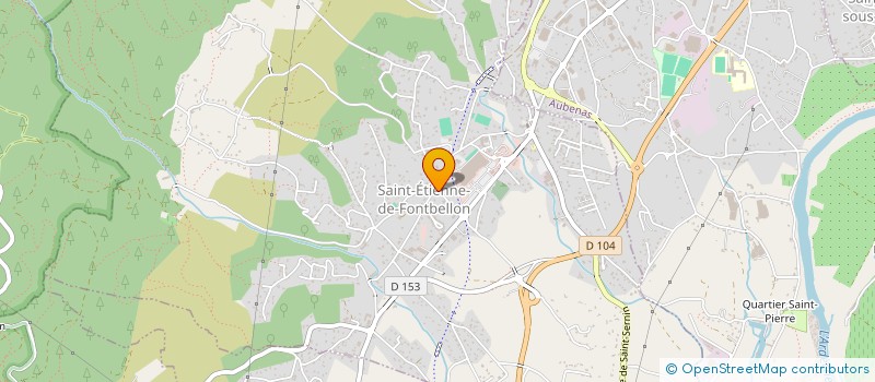 localisation de l'entreprise MONSIEUR REMI BRUN à ST ETIENNE DE FONTBELLON