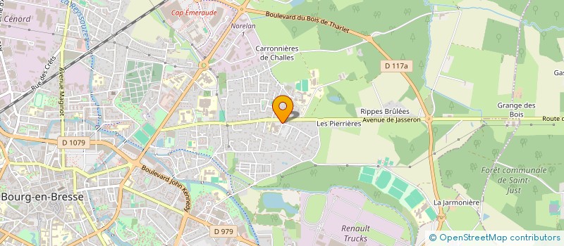 localisation de l'entreprise MONSIEUR REMI BRUYERE à BOURG-EN-BRESSE