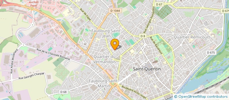 localisation de l'entreprise MONSIEUR REMI BUHIER à SAINT-QUENTIN