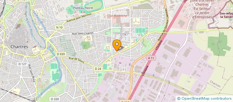 localisation de l'entreprise MONSIEUR REMI BUISSON à CHARTRES